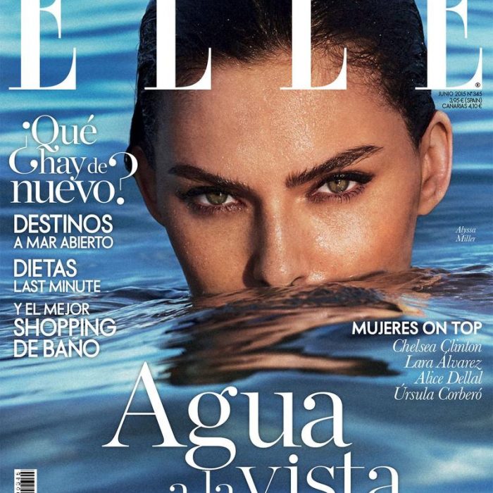 American Supermodel Alyssa Miller 5 Multiple Covers for Elle Spain by Xavi Gordo