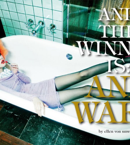 Vogue Italia March 2011 – Ann Ward by Ellen von Unwerth