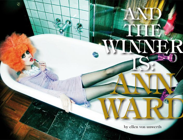 Vogue Italia March 2011 – Ann Ward by Ellen von Unwerth