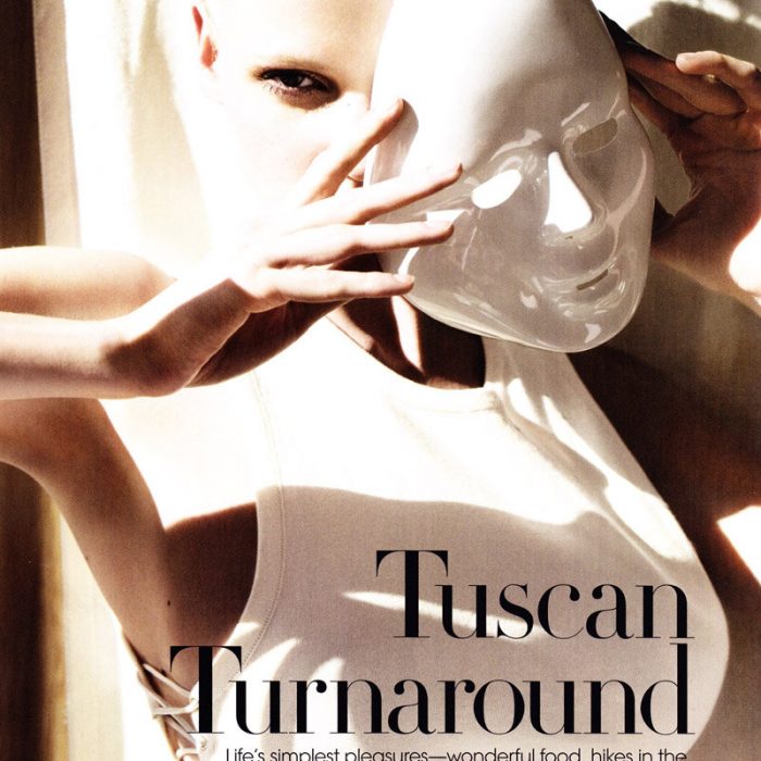 Vogue US – Tuscan – January 2011 – Lara Ston by Mario Testino