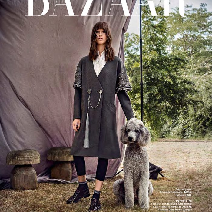 Harper’s Bazaar Indonesia October 2015 – Anastasiia Gorshenina by Iakovos Kalaitzakis