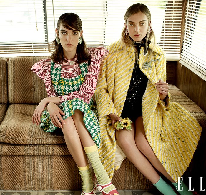 ELLE Canada October 2015 Bree Algra & Charlotte Cardin by Leda & St.Jacques