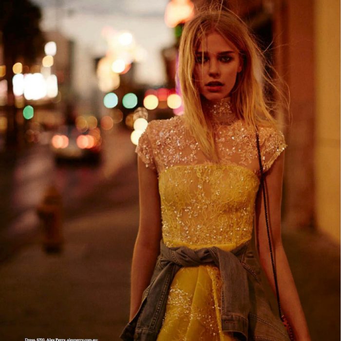 ELLE Australia December 2014 Sanna Backstrom by Billy Kidd