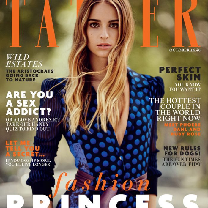 Tatler Magazine October 2015 – Talita Von Furstenberg by Jason Kim