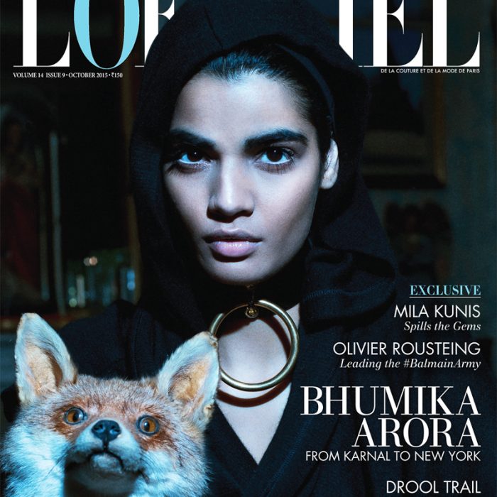 L’Officiel India October 2015 – Bhumika Arora by Onin Lorente