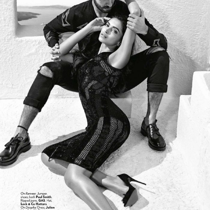 Vogue India October 2015 Deepika Padukone and Ranveer Singh by Tarun Vishwa