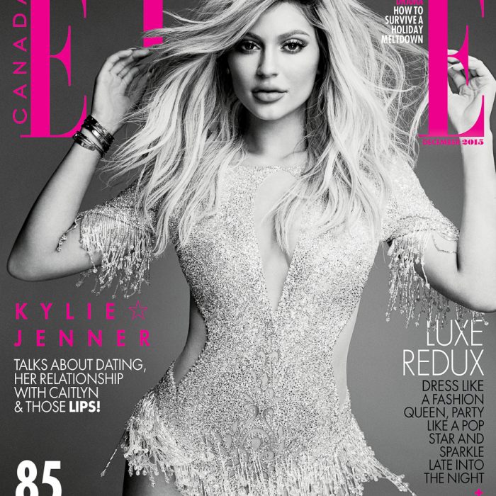 ELLE Canada December 2015 Kylie Jenner by Max Abadian