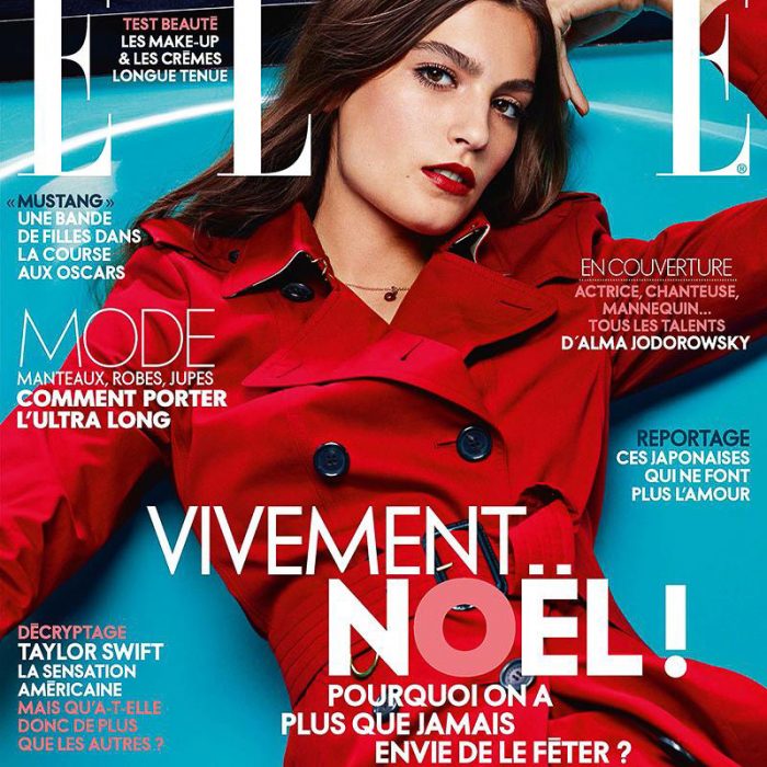 ELLE France December 2015 – Alma Jodorowsky by Gregory Derkenne