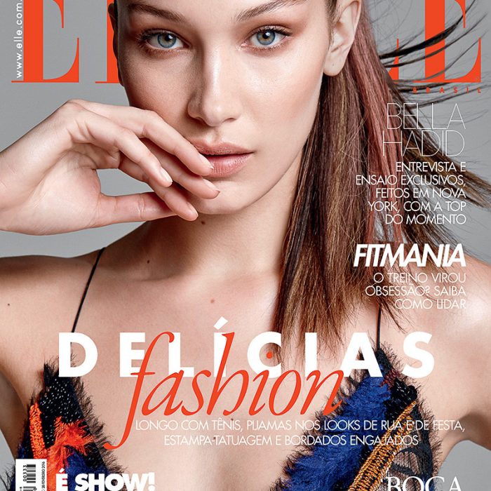 ELLE Brazil February 2016 Bella Hadid by Max Abadian