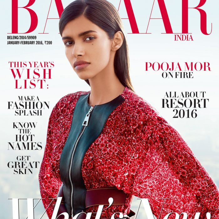 Harper’s Bazaar India February 2016 – Pooja Mor by Taylor Tupy