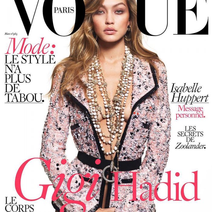 Vogue Paris March 2016 Gigi Hadid by Mert & Marcus