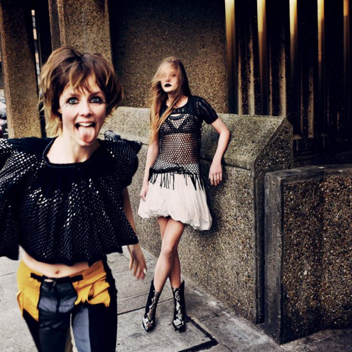 Vogue UK March 2016 Edie Campbell & Olympia Campbell by Mario Testino