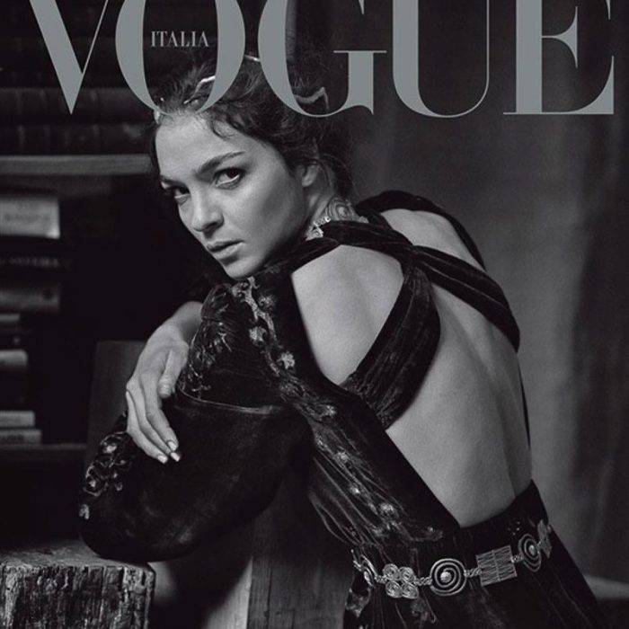 Vogue Italy March 2016 Mariacarla Boscono by Peter Lindbergh