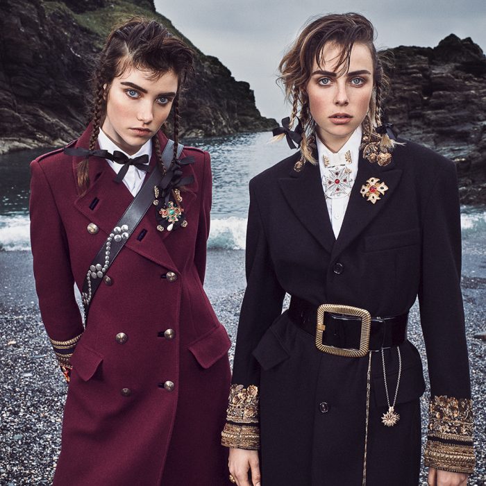 Vogue September 2016 Edie Campbell and Grace Hartzel by Mikael Jansson