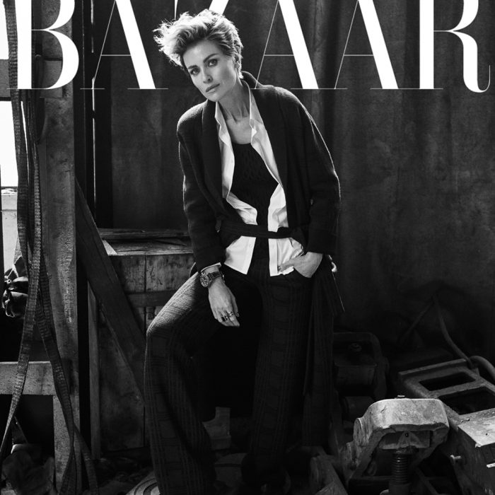 Harper’s Bazaar Czech October 2016 Daniela Pestova by Andreas Ortner