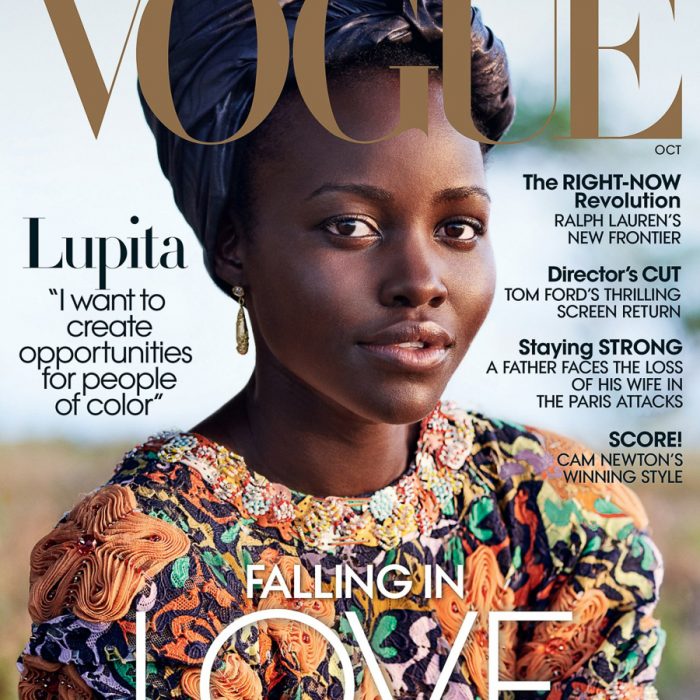 Vogue US October 2016 Lupita Nyong’o by Mario Testino