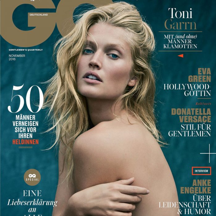 GQ Germany November 2016 Toni Garrn by Matthew Brookes