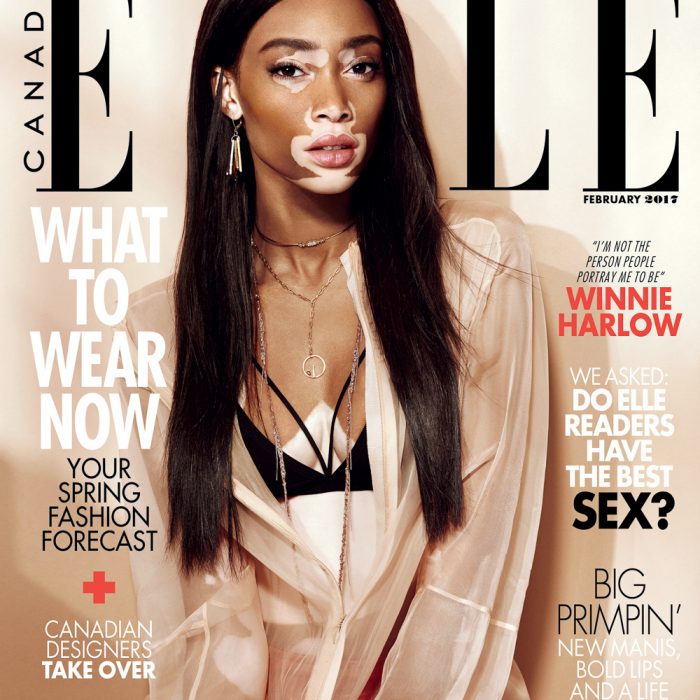 ELLE Canada February 2017 Winnie Harlow by Nelson Simoneau