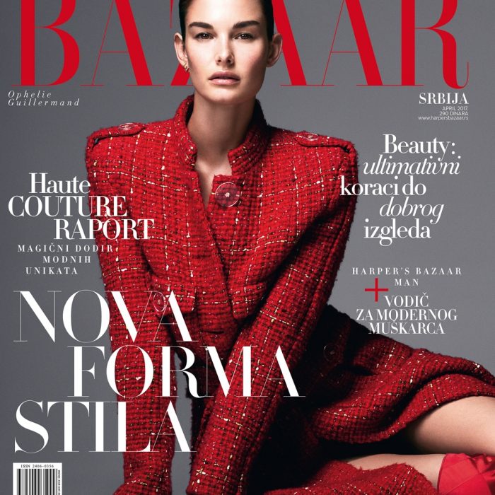 Harper’s Bazaar Serbia April 2017 Ophelie Guillermand by Andrew Yee