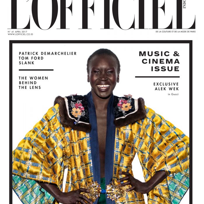 L’Officiel Indonesia April 2017 Alek Wek by Onin Lorente