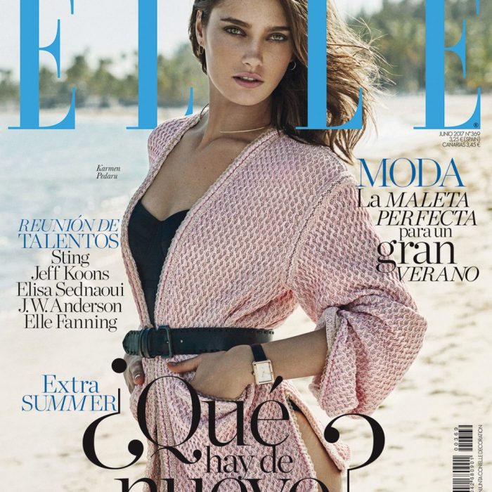 ELLE Spain June 2017 Karmen Pedaru by Xavi Gordo