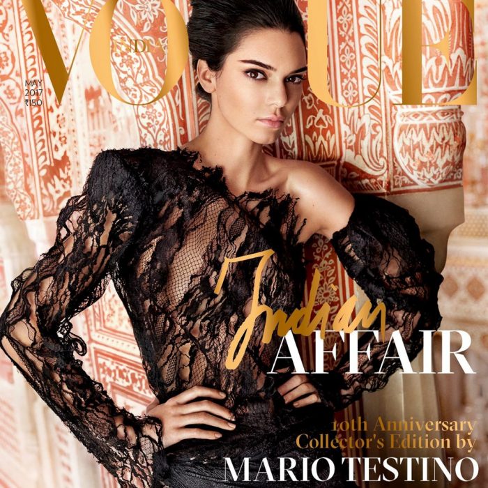 Vogue India May 2017 Kendall Jenner by Mario Testino