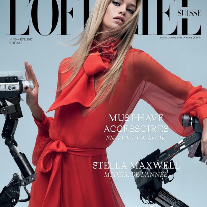 L’Officiel Switzerland Summer 2017 Stella Maxwell by Rowan Papier