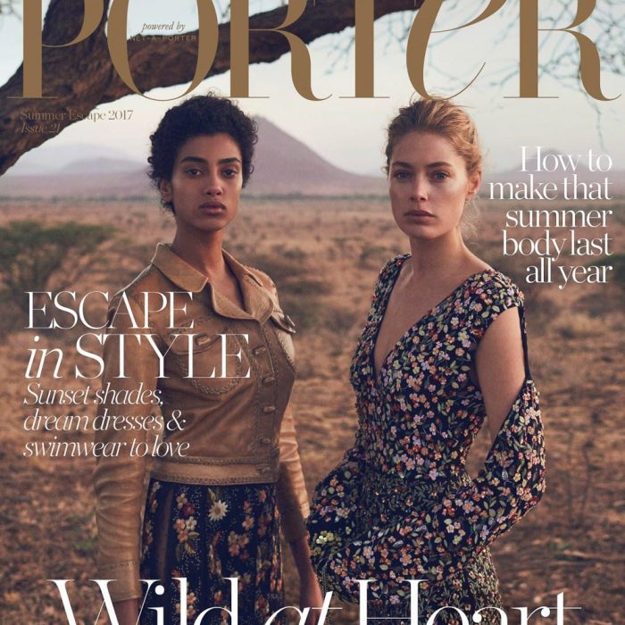 Porter Magazine Summer Escape 2017 Doutzen Kroes and Imaan Hammam by Vincent van de Wijngaard