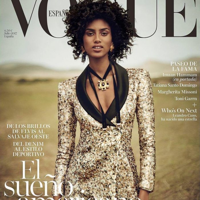 Vogue Spain July 2017 Imaan Hammam by Boo George