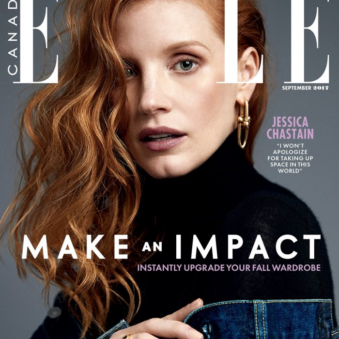 ELLE Canada September 2017 Jessica Chastain by Max Abadian