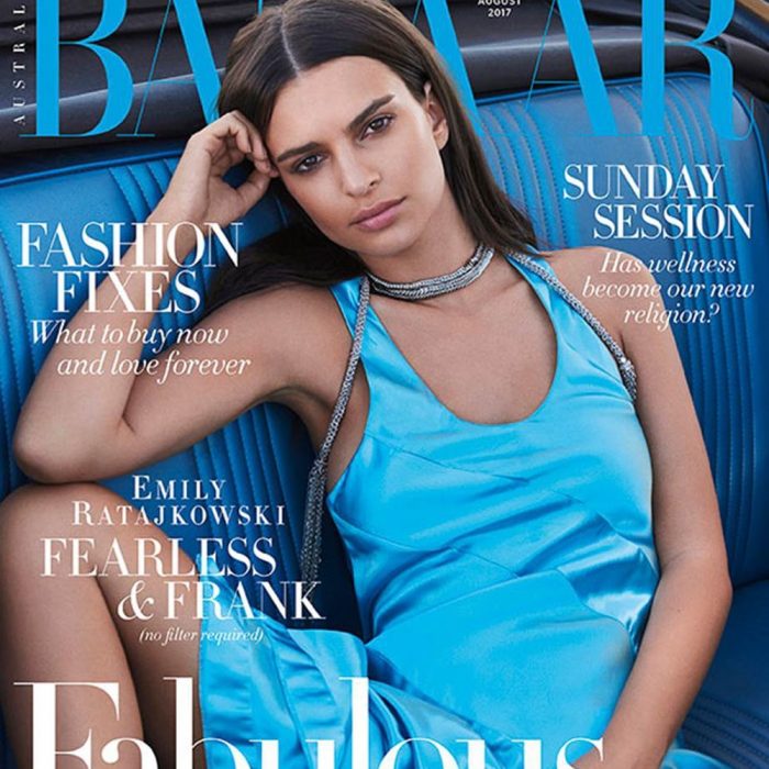 Harper’s Bazaar Australia August 2017 Emily Ratajkowski by Pamela Hanson