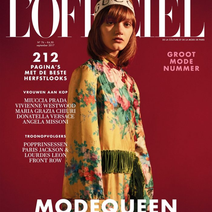 L’Officiel Netherlands September 2017 Peyton Knight by Guy Lowndes