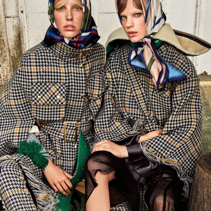 Vogue Japan September 2017 Estella Boersma and Jessie Bloemendaal by Giampaolo Sgura