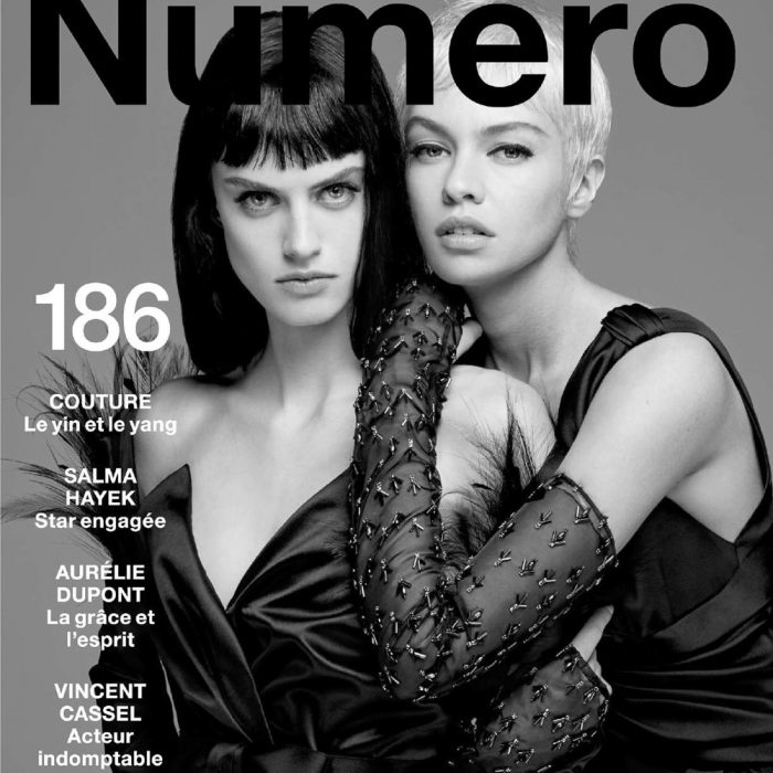 Numéro September 2017 Sarah Brannon and Stella Maxwell by Anthony Maule