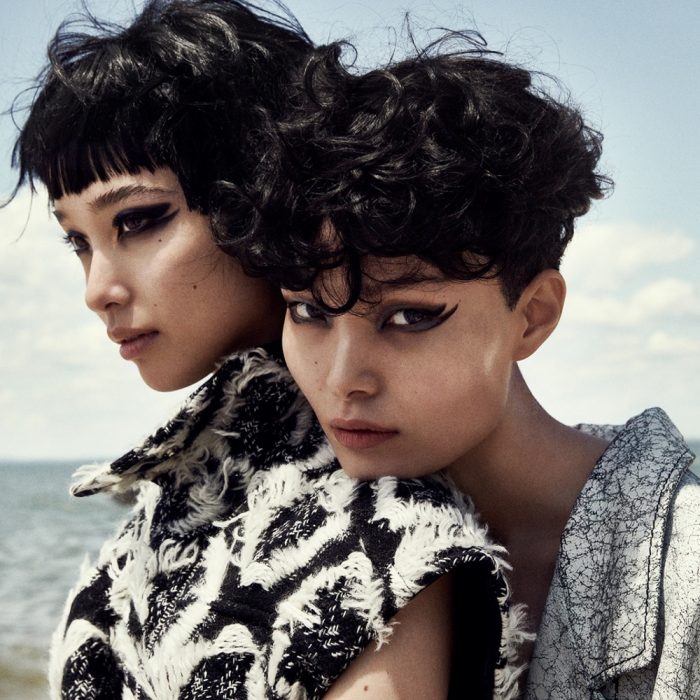 Vogue Japan December 2017 Yuka Mannami and Ling Liu by Marcus Ohlsson