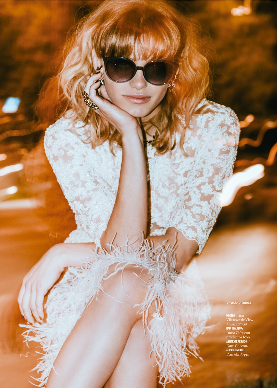 Cosmopolitan January 2018 Irina Vilanova by Aaron Leon - Fashion