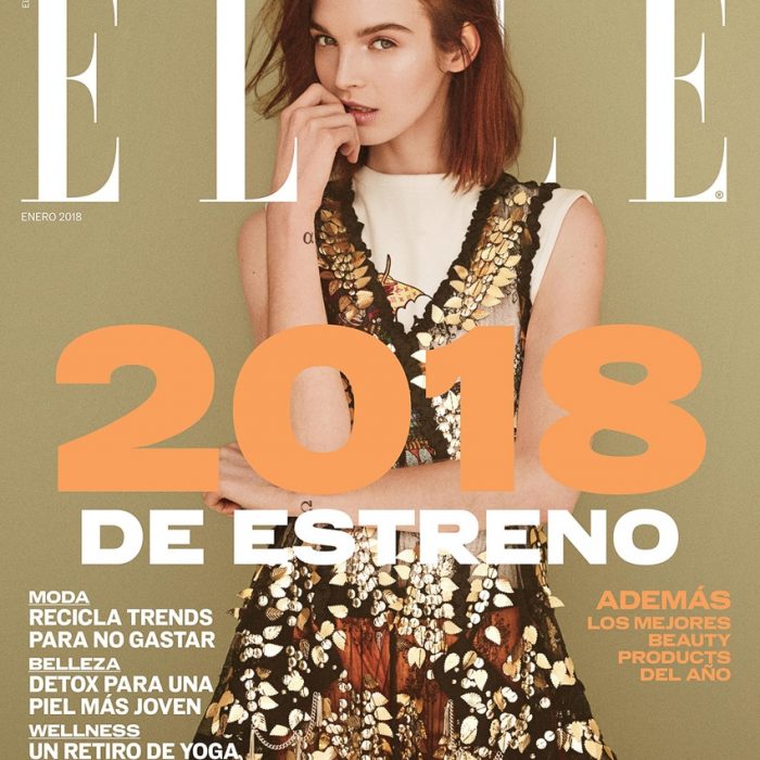 ELLE Mexico January 2018 Richie Hines by Felix Wong