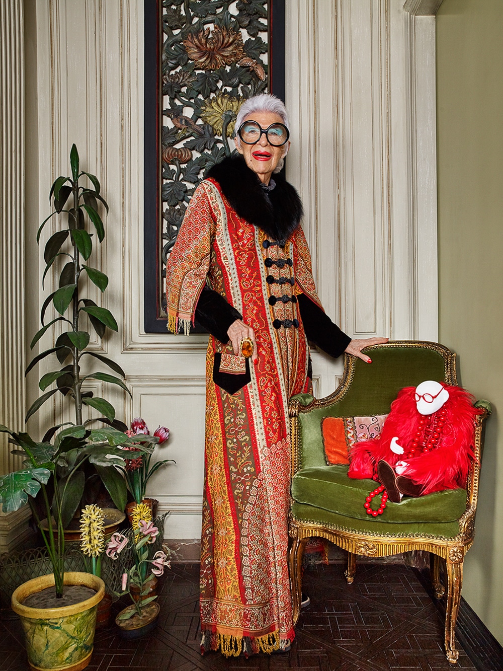 Iris Apfel for Vogue Portugal August 2022 by Luis Monteiro 