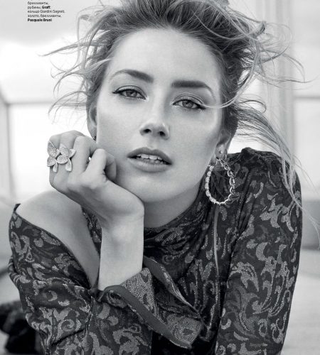 Amber Heard for InStyle Russia December 2018 by Alexei Hay