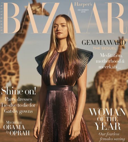 Georges Antoni for Harper’s Bazaar Australia with Gemma Ward