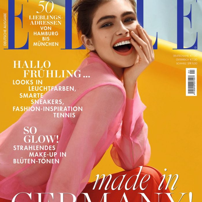 Andreas Ortner for ELLE Germany April 2019 with Nastya Zakharova