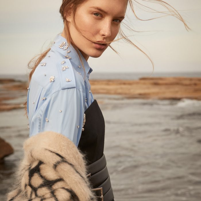 Juli Balla for Grazia Australia with Kateryna Zub