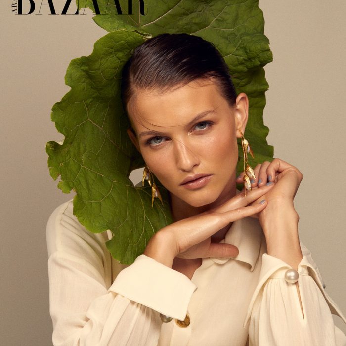 Frauke Fischer for Harper’s Bazaar Arabia with Hilal Ata