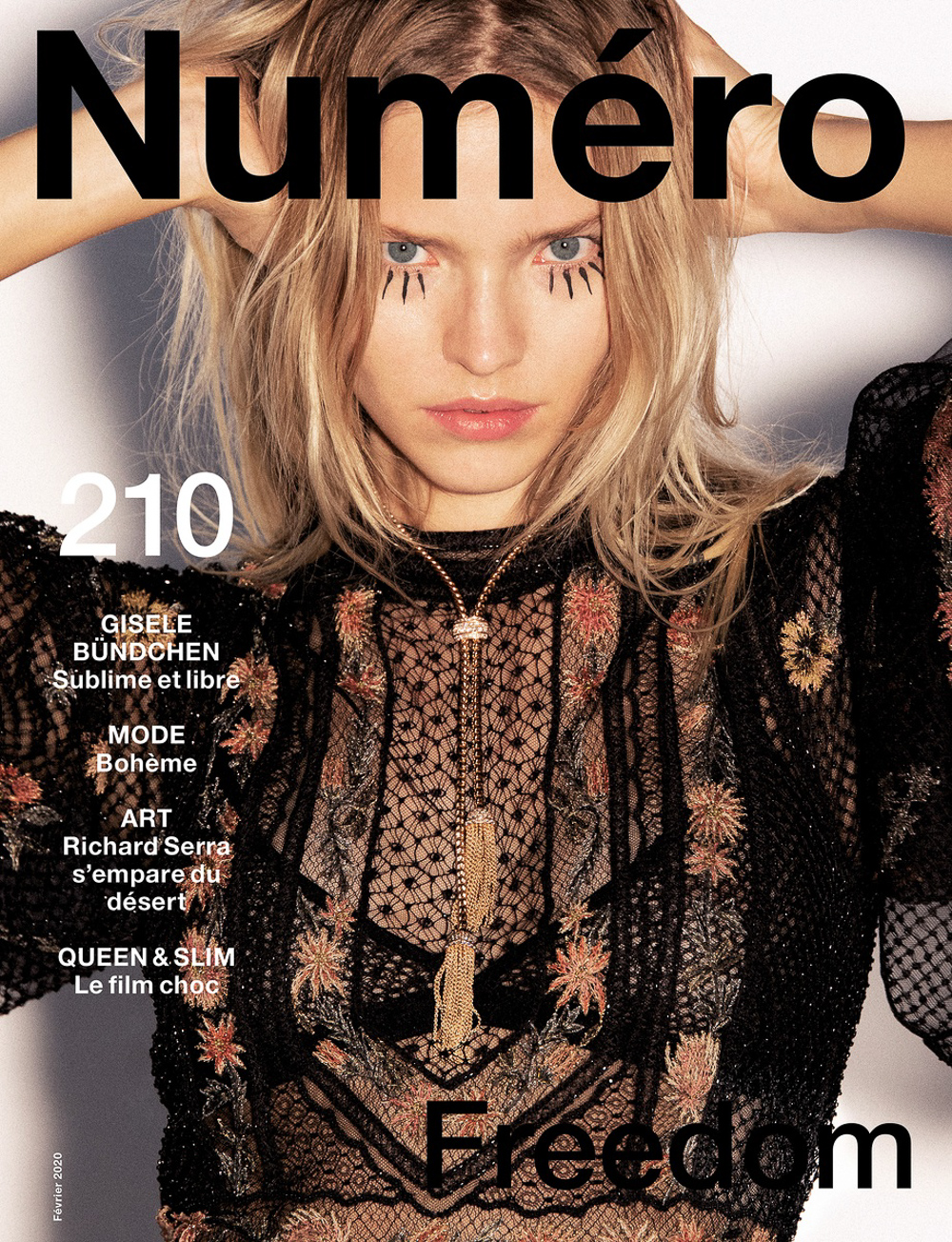 Hans Feurer pour Numéro Magazine avec Sasha Luss Flashmode Magazine Magazine de mode et