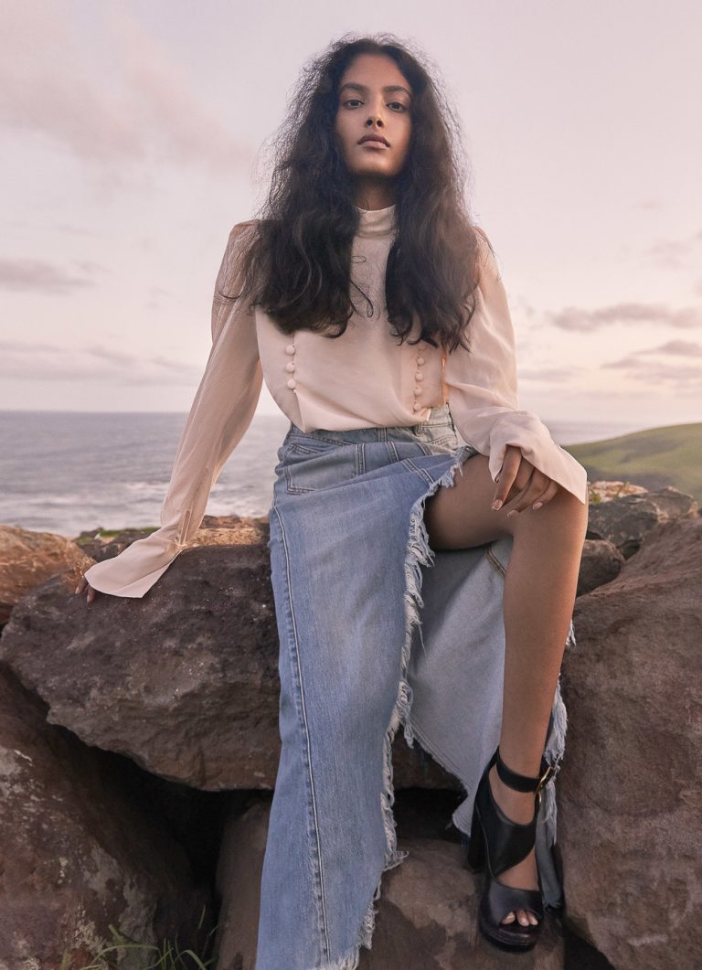 Holly Ward for Harper's Bazaar Australia with Nabila Leunig and ...