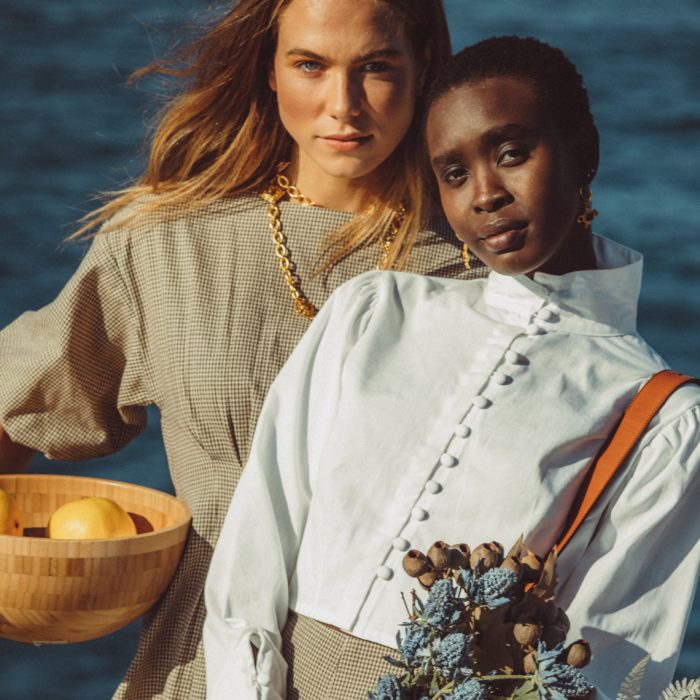 Charles Grant for Fashion Editorials with Ajok Marial & Romy Veronica